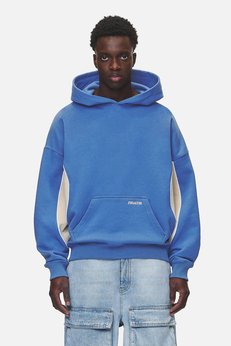 Pegador Farro Boxy Hoodie Washed Retro Blue