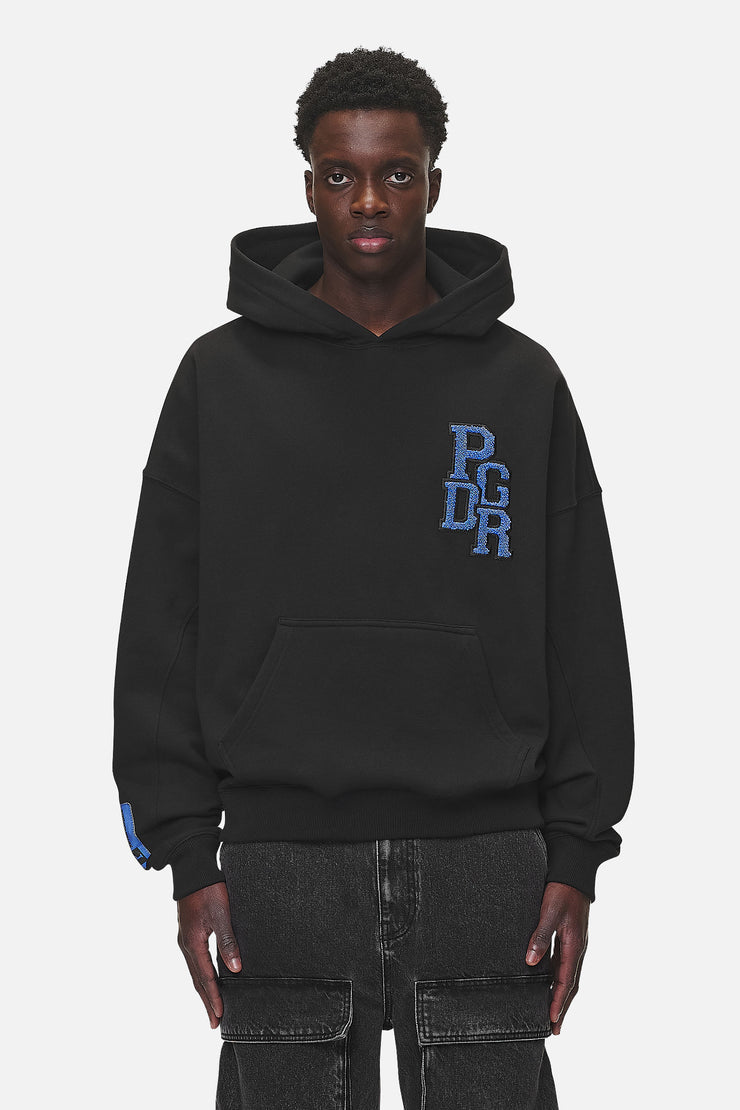 Pegador Bandon Boxy Hoodie Washed Black