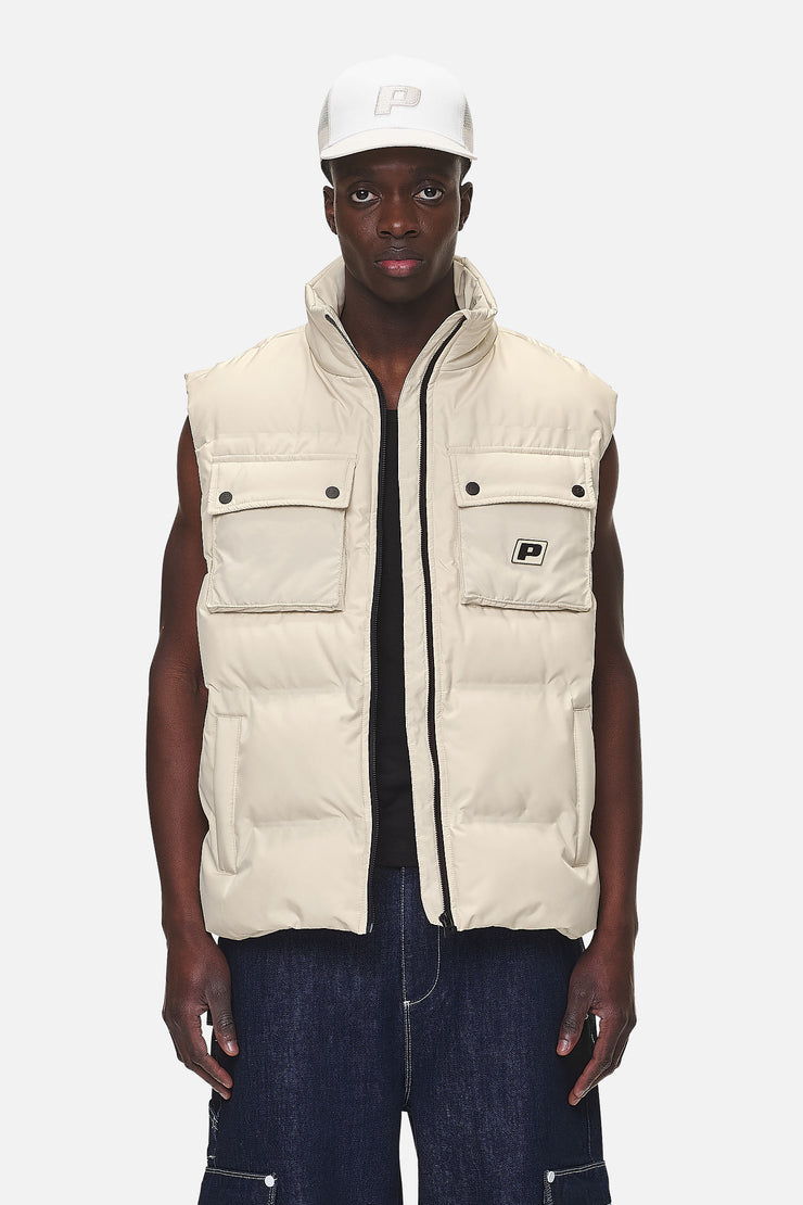 Pegador Tarbal Cargo Puffer Vest Desert Sand