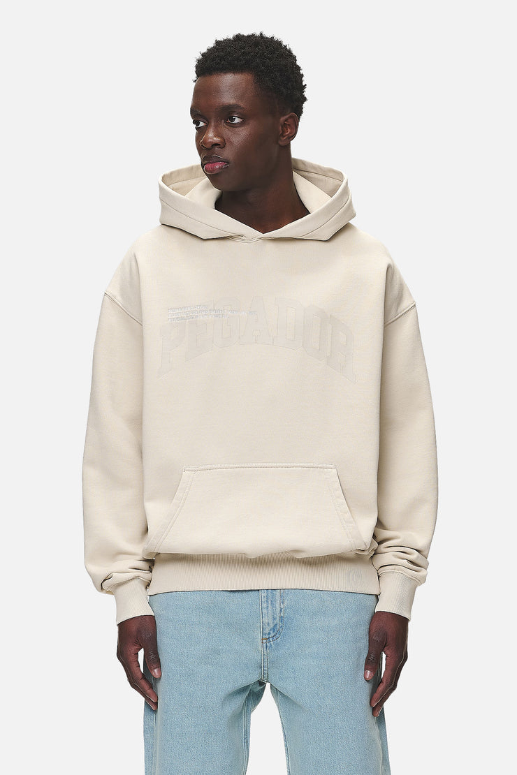 Pegador Gilford Oversized Hoodie Washed Desert Sand