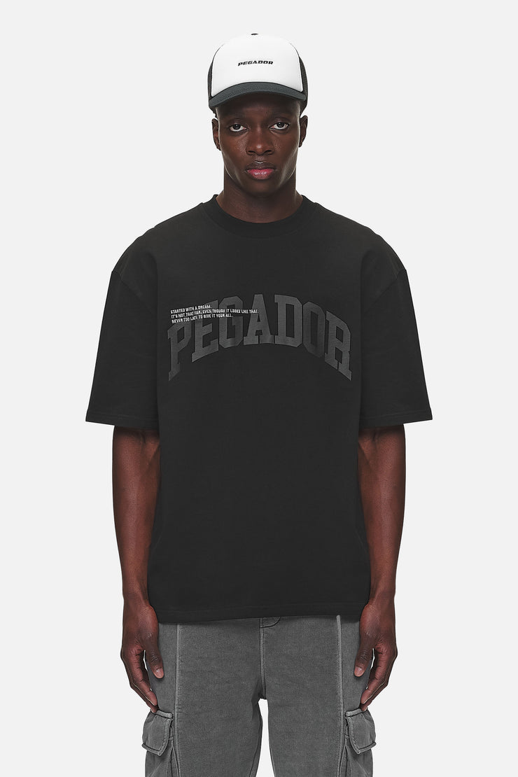 Pegador Gilford Oversized Tee Washed Black