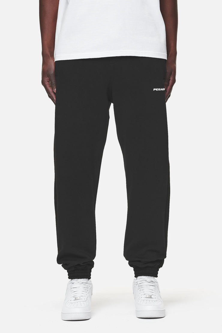 Pegador Logo Heavy Sweat Jogger Washed Black White Gum