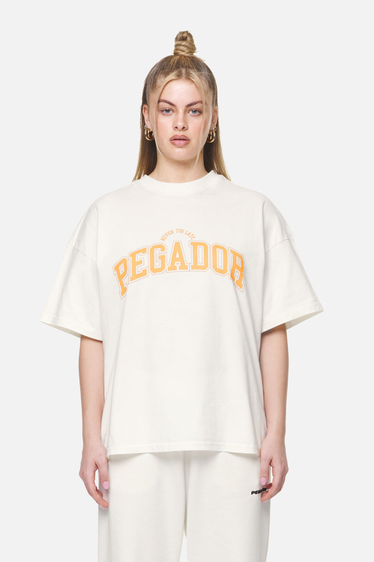 Pegador Wayruna Heavy Oversized Tee Washed Coconut Milk