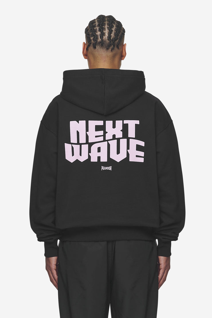 Pegador Dacko Oversized Hoodie Washed Black Bubblegum