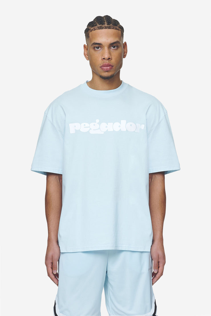 Pegador Cosmo Oversized Tee Washed Baby Blue