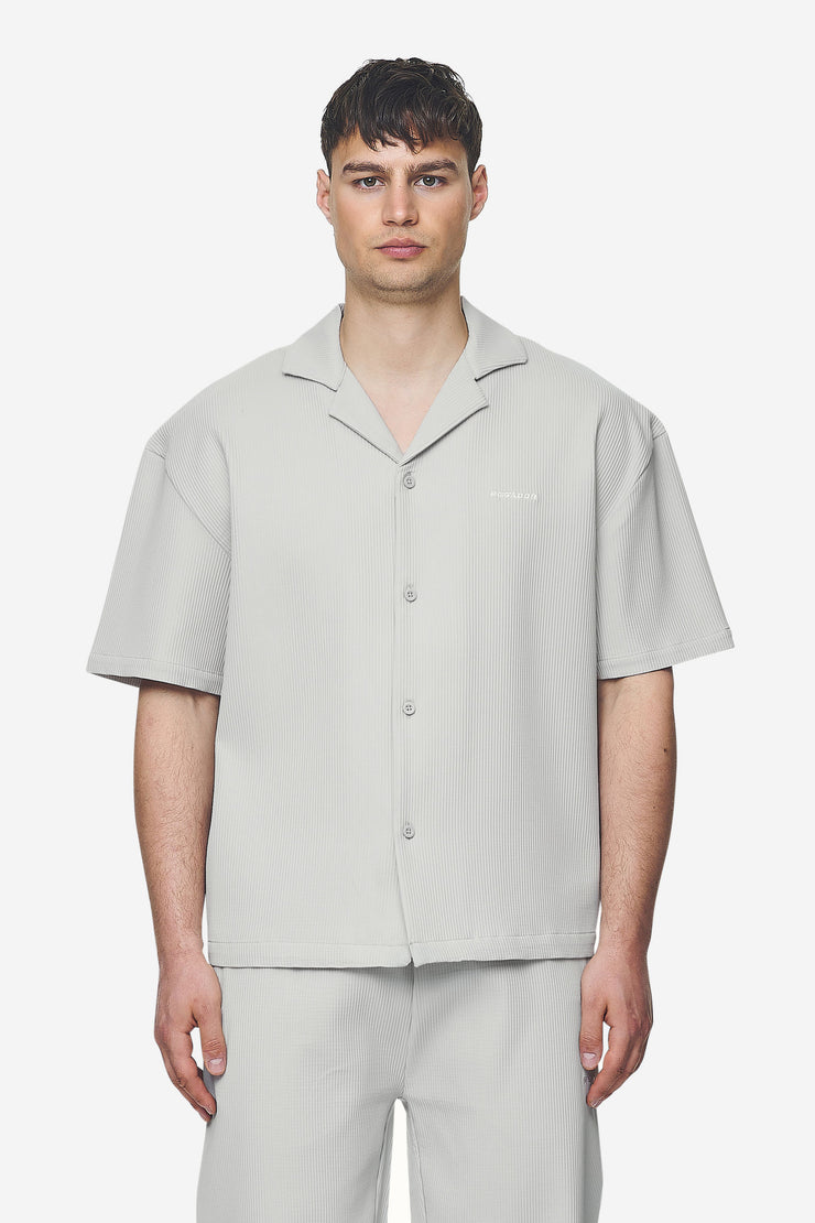 Pegador Troy Plissee Summer Shirt Pearl Grey