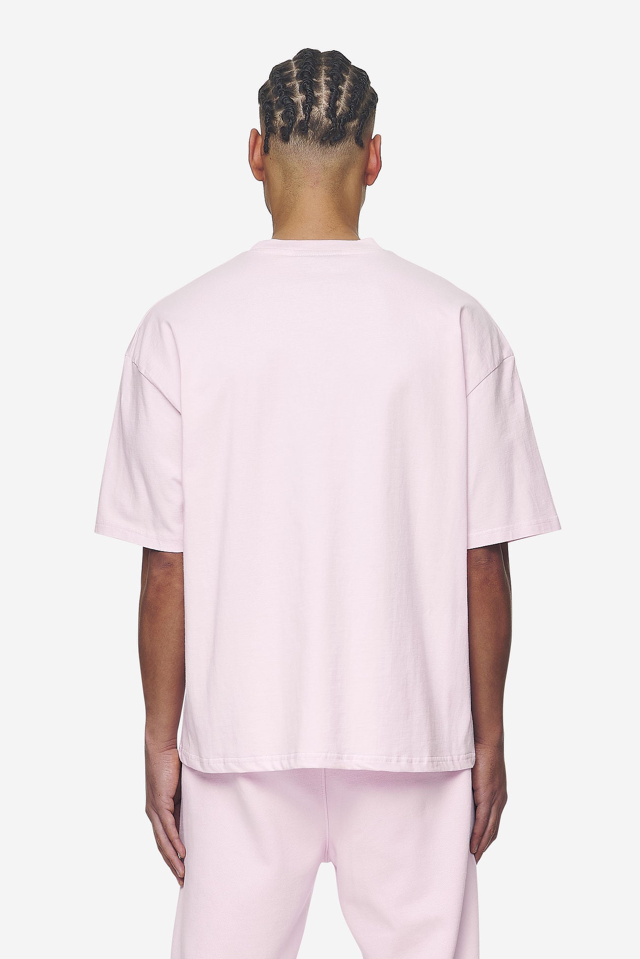 Pegador Logo Boxy Tee Washed Bubblegum White Gum Gegenansicht aus der Next Wave Kollektion für Herren