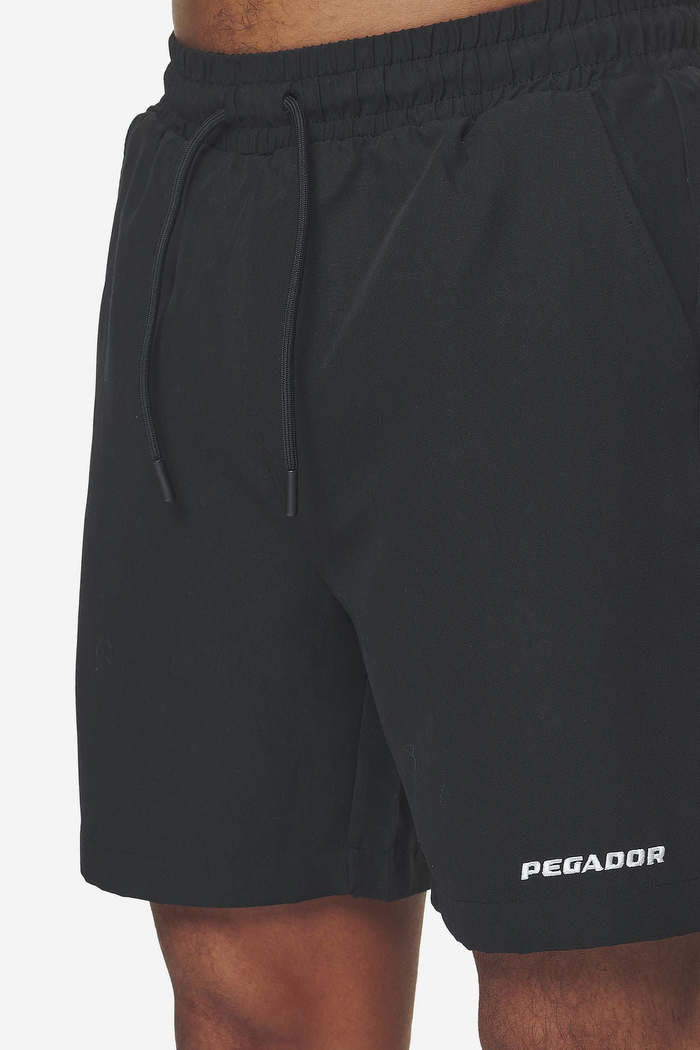 Logo Swim Shorts Black PEGADOR