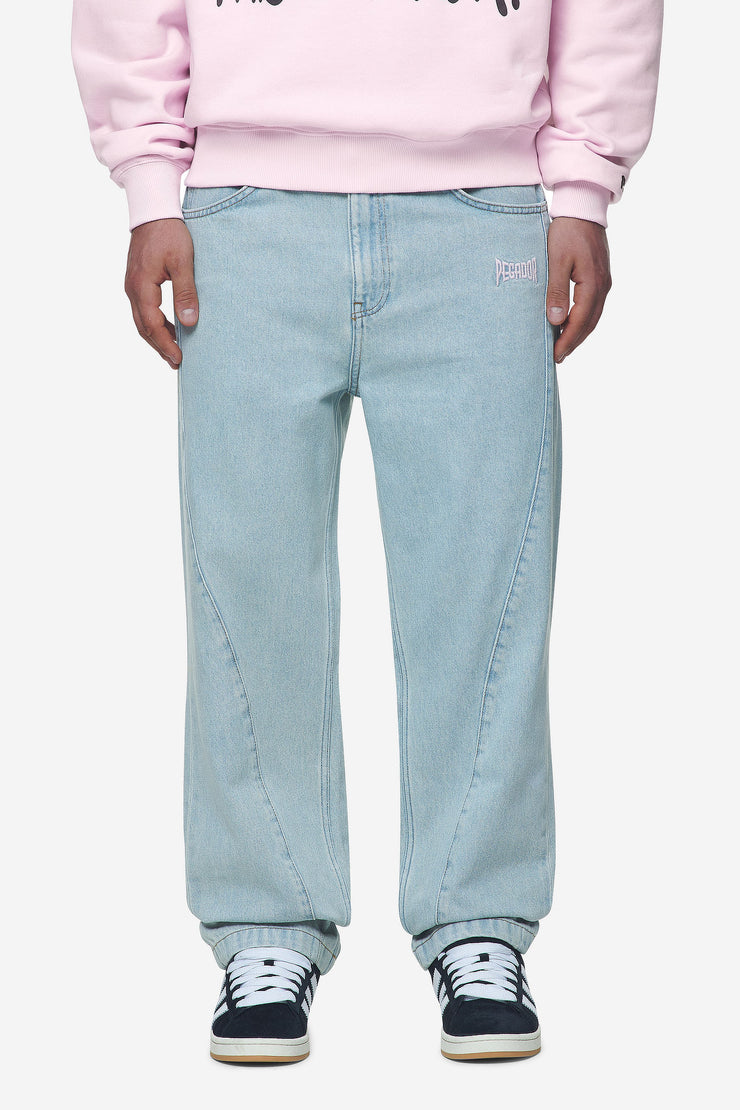 Pegador Valmar Baggy Jeans Sand Washed Blue