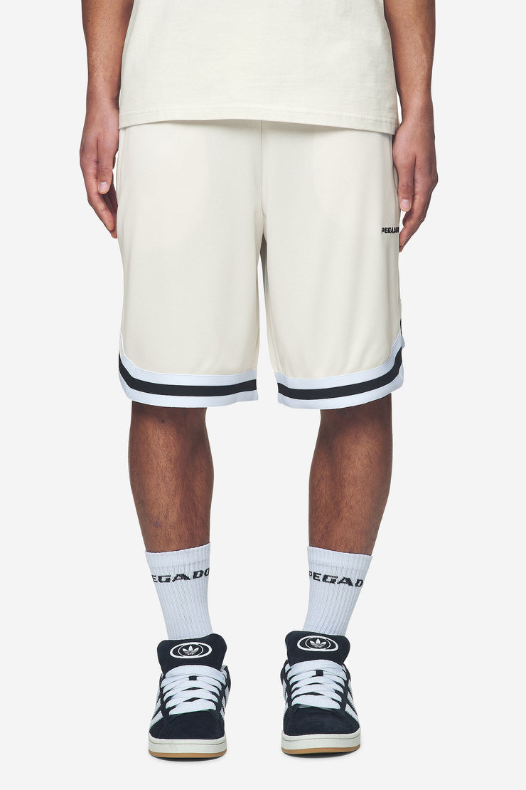 Pegador Lansing Basketball Shorts Salty Cream