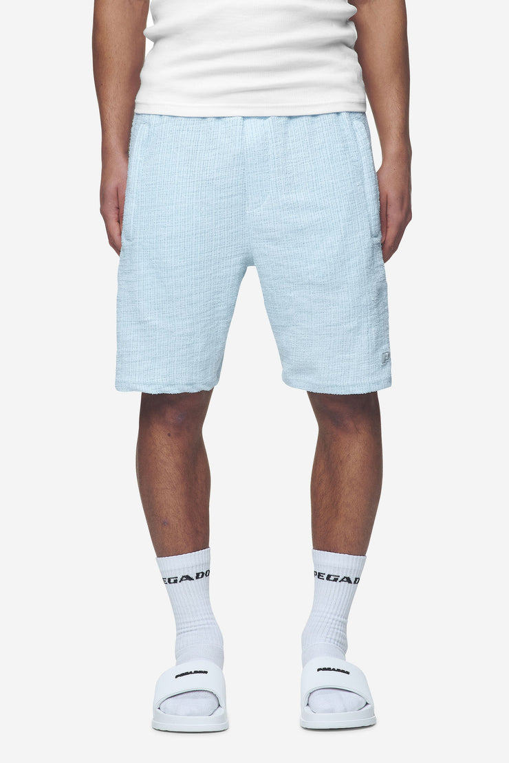 Pegador Libco Structured Knit Shorts Baby Blue