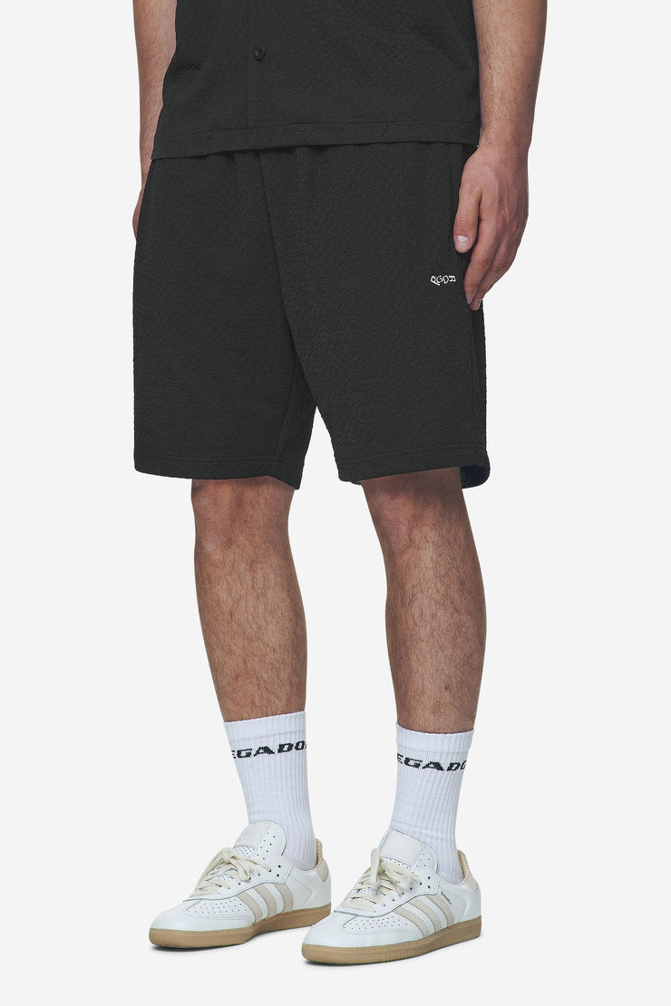 Pegador Wyton Structured Summer Shorts Black