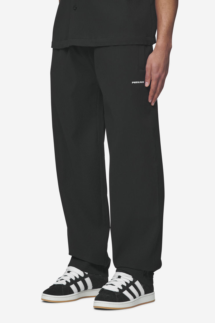 Pegador Troy Plissee Pants Black