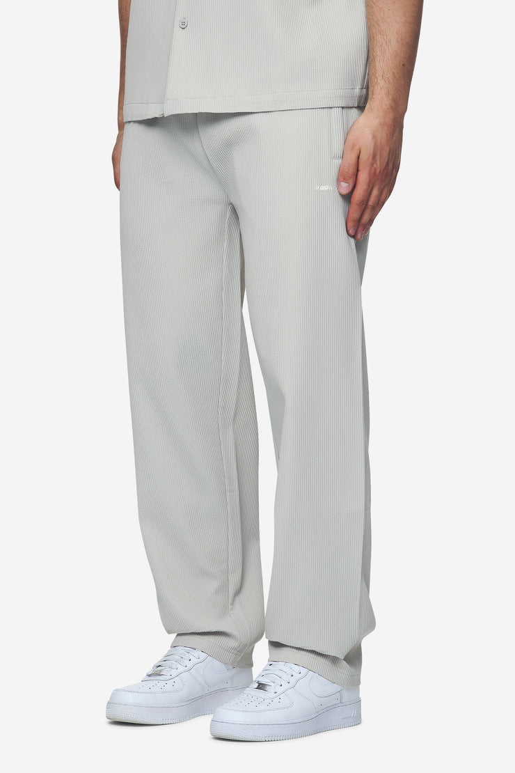 Pegador Troy Plissee Pants Pearl Grey