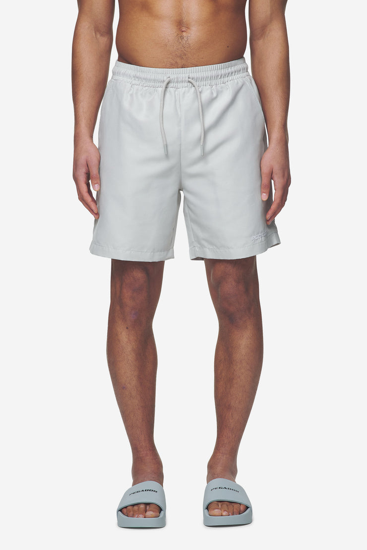 Pegador Logo Swim Shorts Pearl Grey