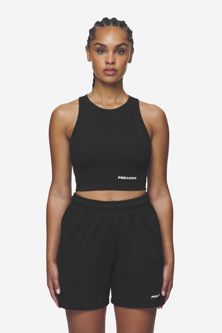 Pegador Ayla Crop Top Black White