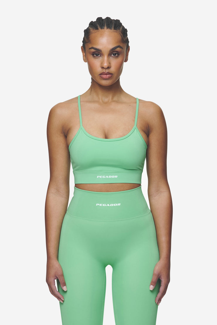 Pegador Taja Sport Bra Peppermint Green White