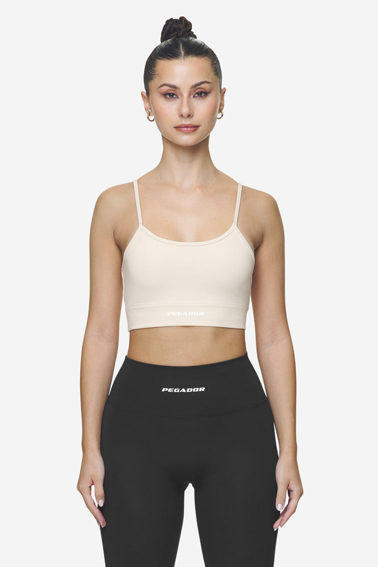 Pegador Taja Sport Bra Coast Sand White