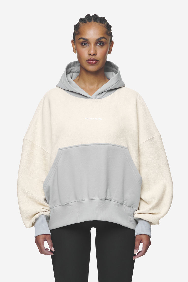 Pegador Estela Inside-Out Oversized Hoodie Coast Sand Sky Grey