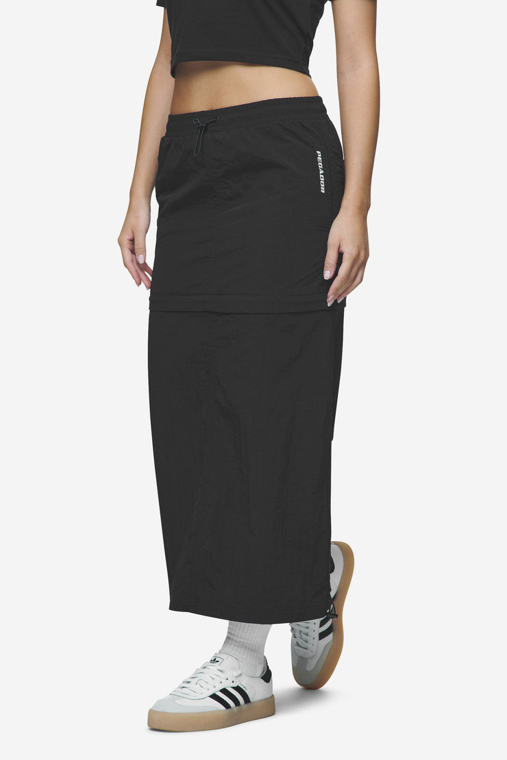 Pegador Delia 2-In-1 Parachute Skirt Black