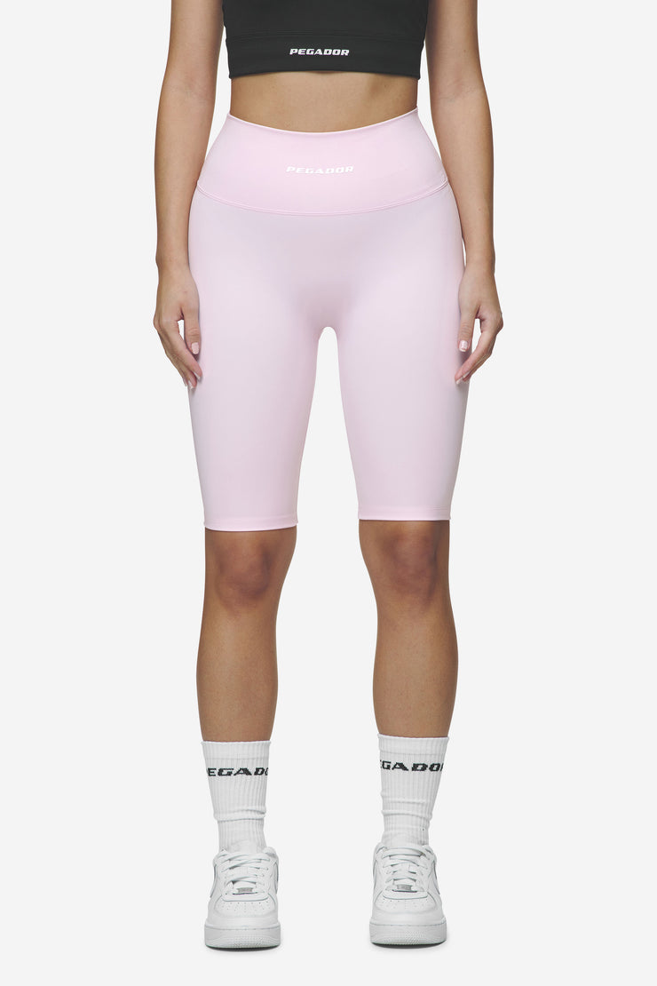 Pegador Lupita Biker Shorts Bubblegum White