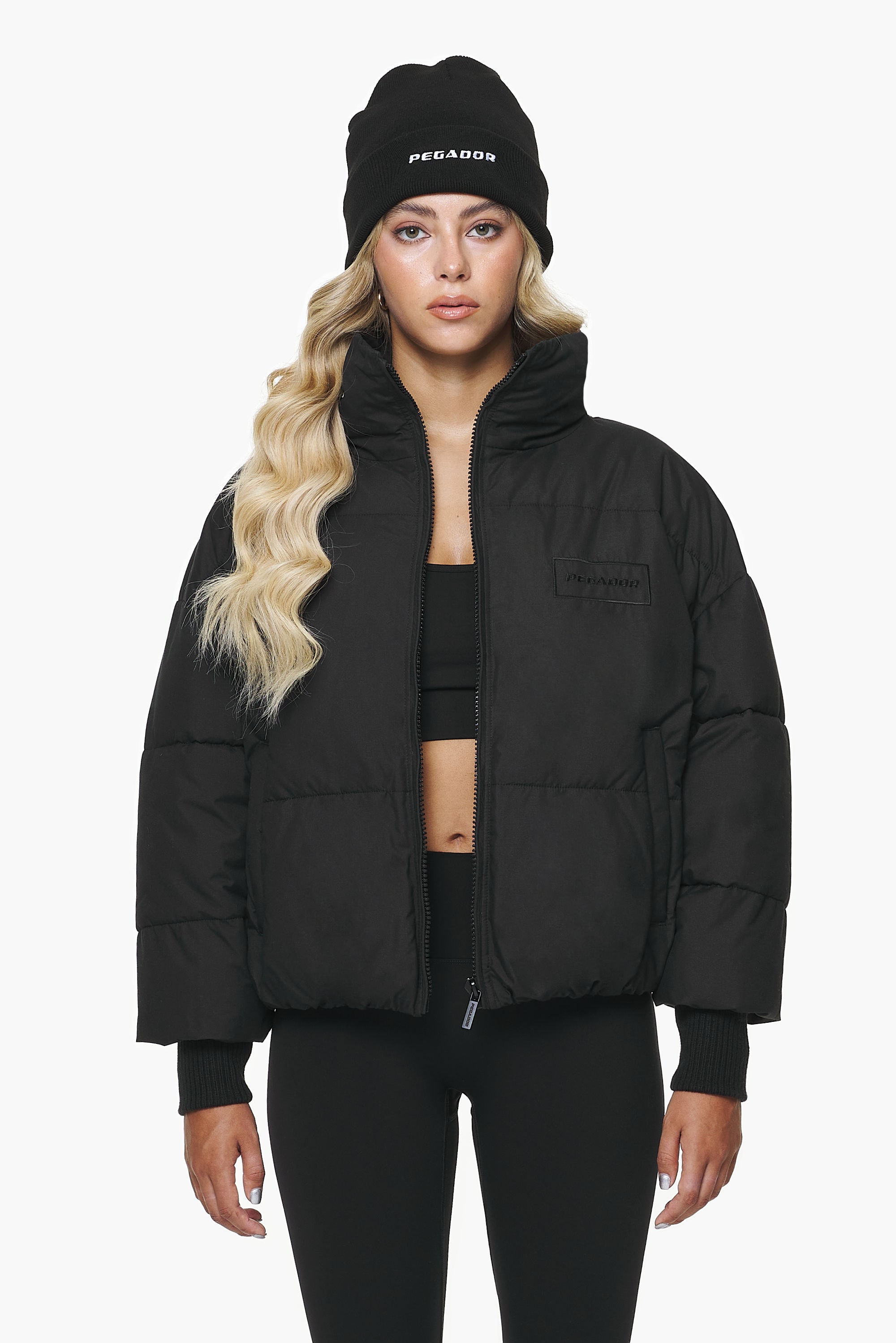 Womens boxy hot sale puffer jacket