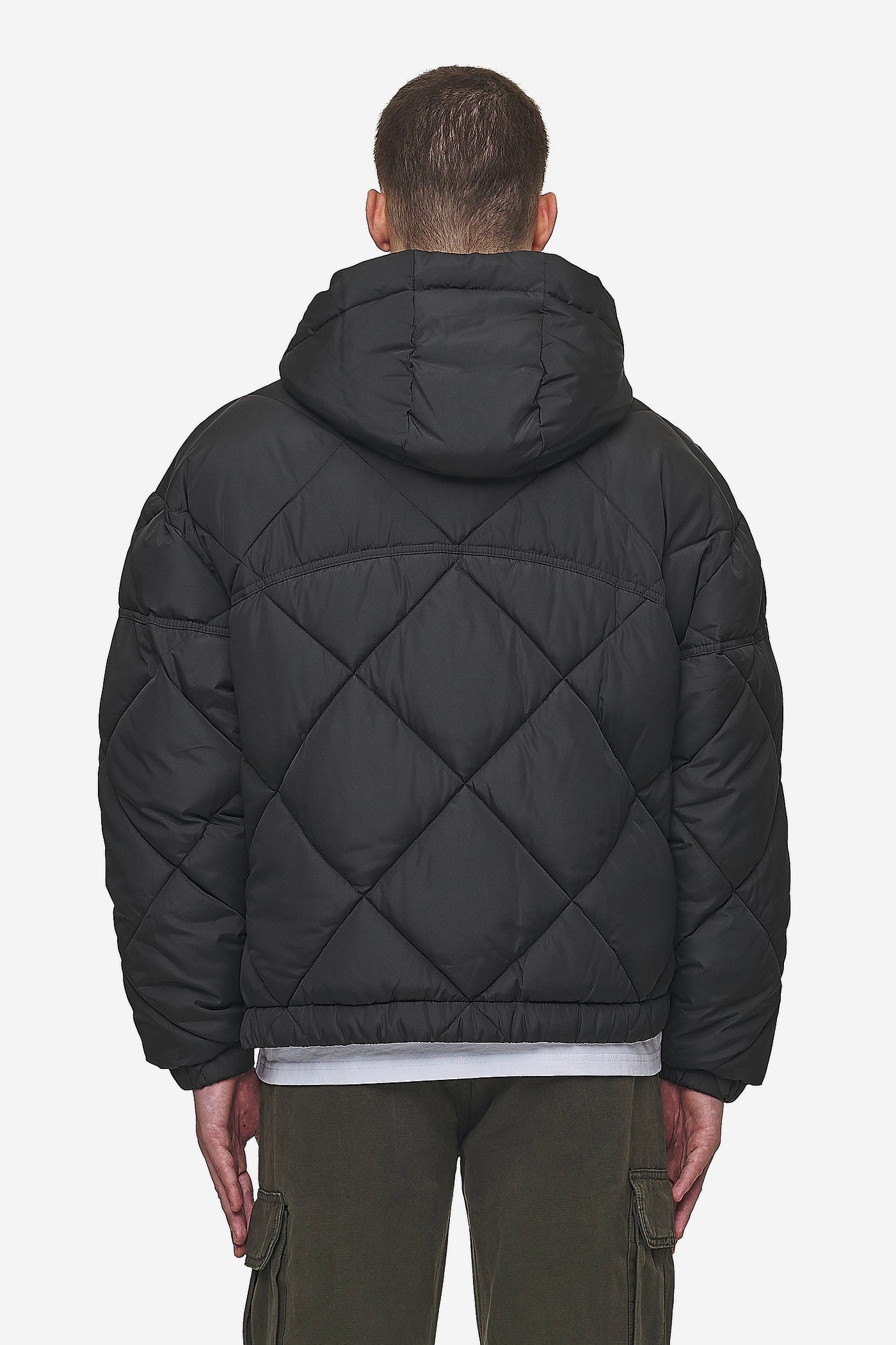 Pegador Eldred Jump-In Puffer Jacket Black Gegenansicht aus der PEGADOR® Outerwear 24 Kollektion für Herren