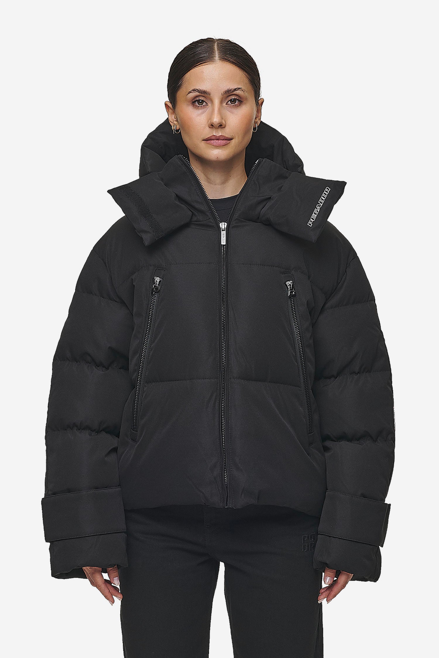 Fira Oversized Puffer Jacket Black – PEGADOR®