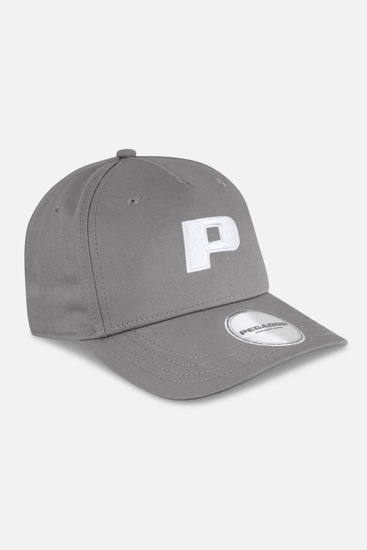 Pegador P Logo Cap Cool Grey White