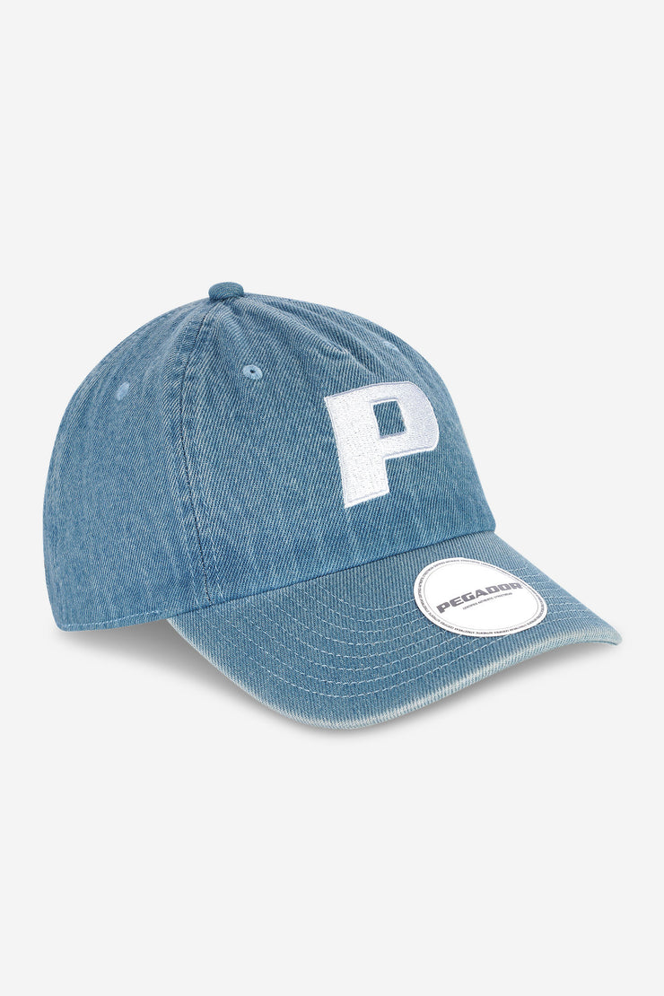 Pegador P Logo Denim Cap Baby Blue