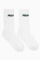 Logo Socks White Pine Green Accessories Love Over Bullets | Men 