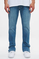 Moa Button Jeans Washed Vintage Blue Jeans | Men Ahead of Time Male 