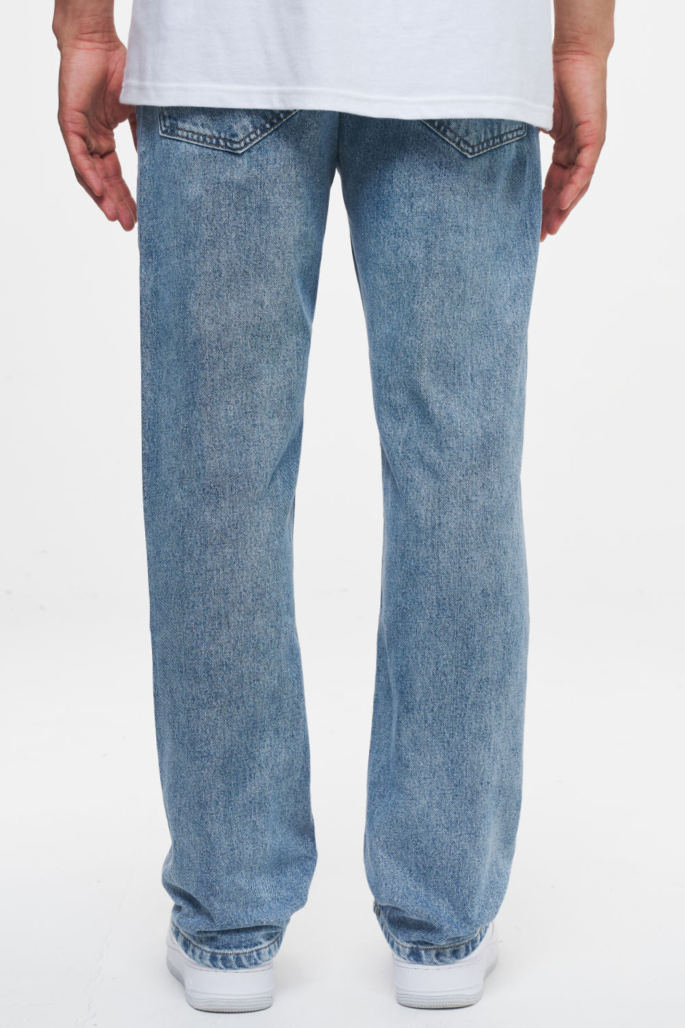 Shoal Flared Jeans Washed Vintage Blue Jeans | Men Ahead of Time Male 