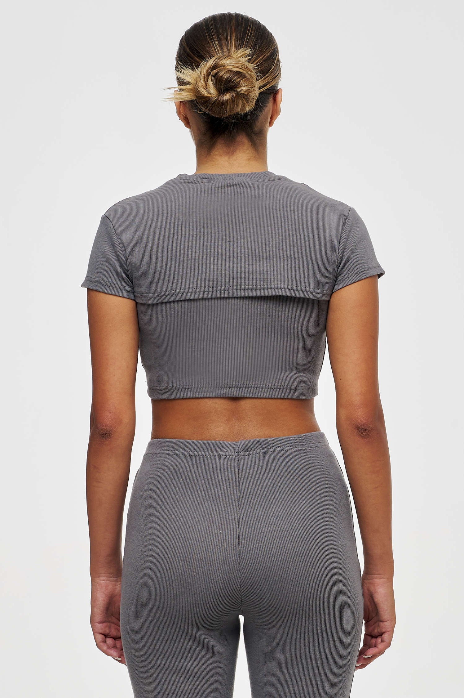 Tampa Cut Out Tee Washed Dove Grey Tees | Women Modern Reality Women 