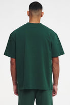 Logo Oversized Tee Washed Forest Green Tees | Men Cold Hearted | Male 
