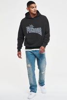 Snider Oversized Hoodie Washed Iron Grey Hoodies | Men Cold Hearted | Male 