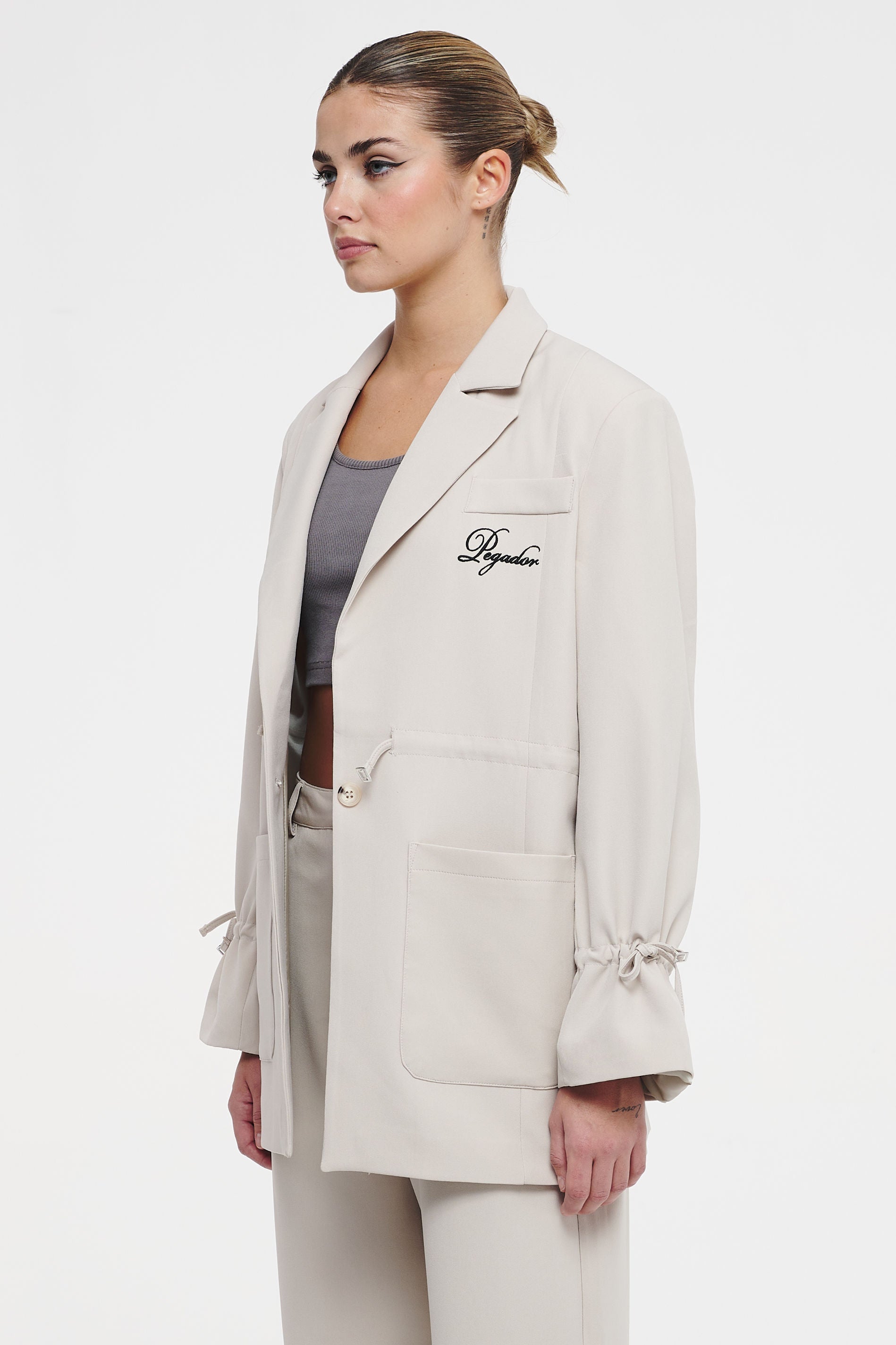 Nova Strap Oversized Blazer Bright White Jackets | Women Cold Hearted | Female 