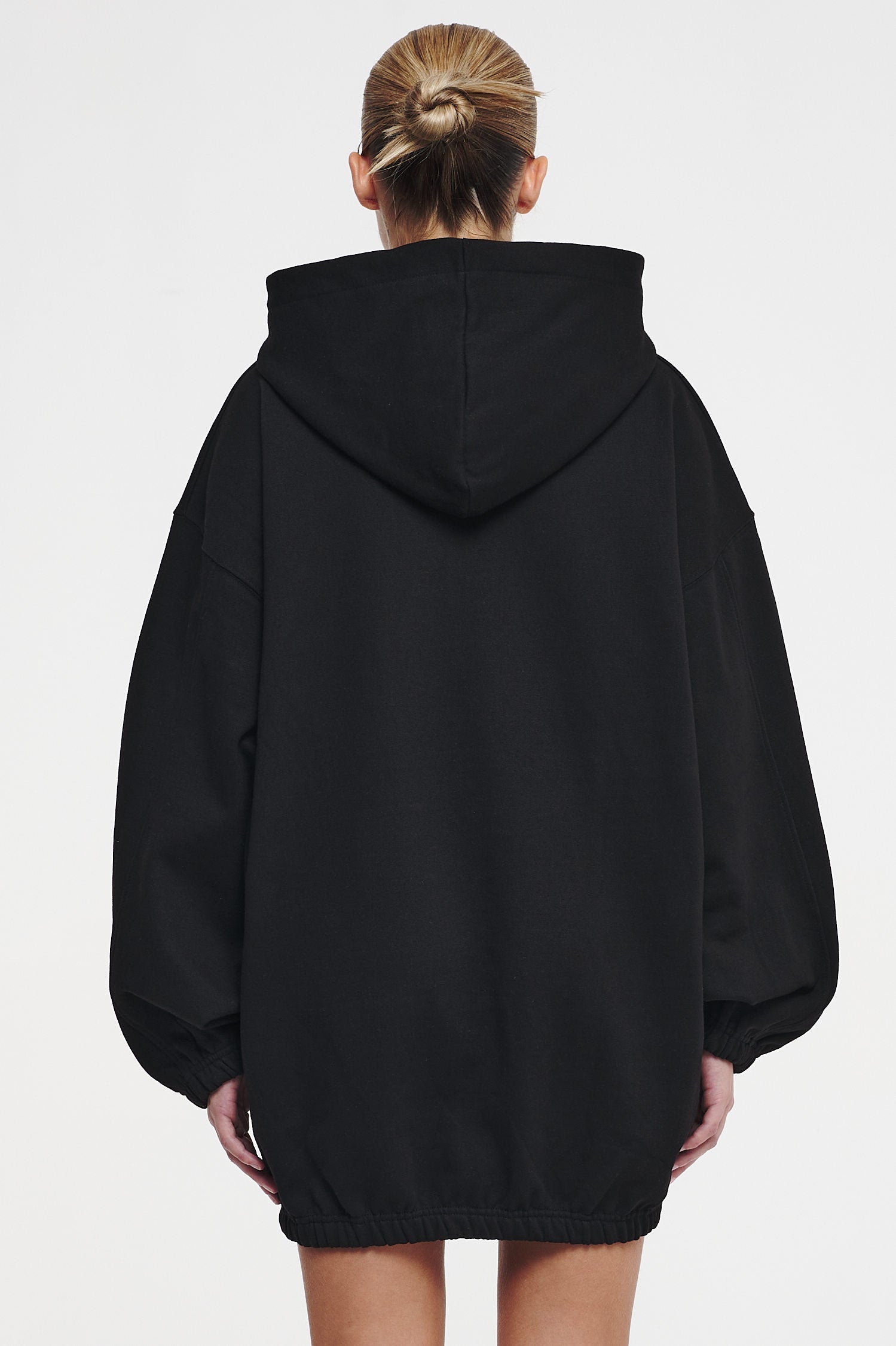 Lulea Oversized Hoodie Dress Black Hoodies | Women Cold Hearted | Female 