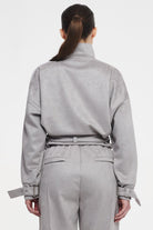 Bloor Oversized Suede Jacket Mountain Grey Jackets | Women Cold Hearted | Female 