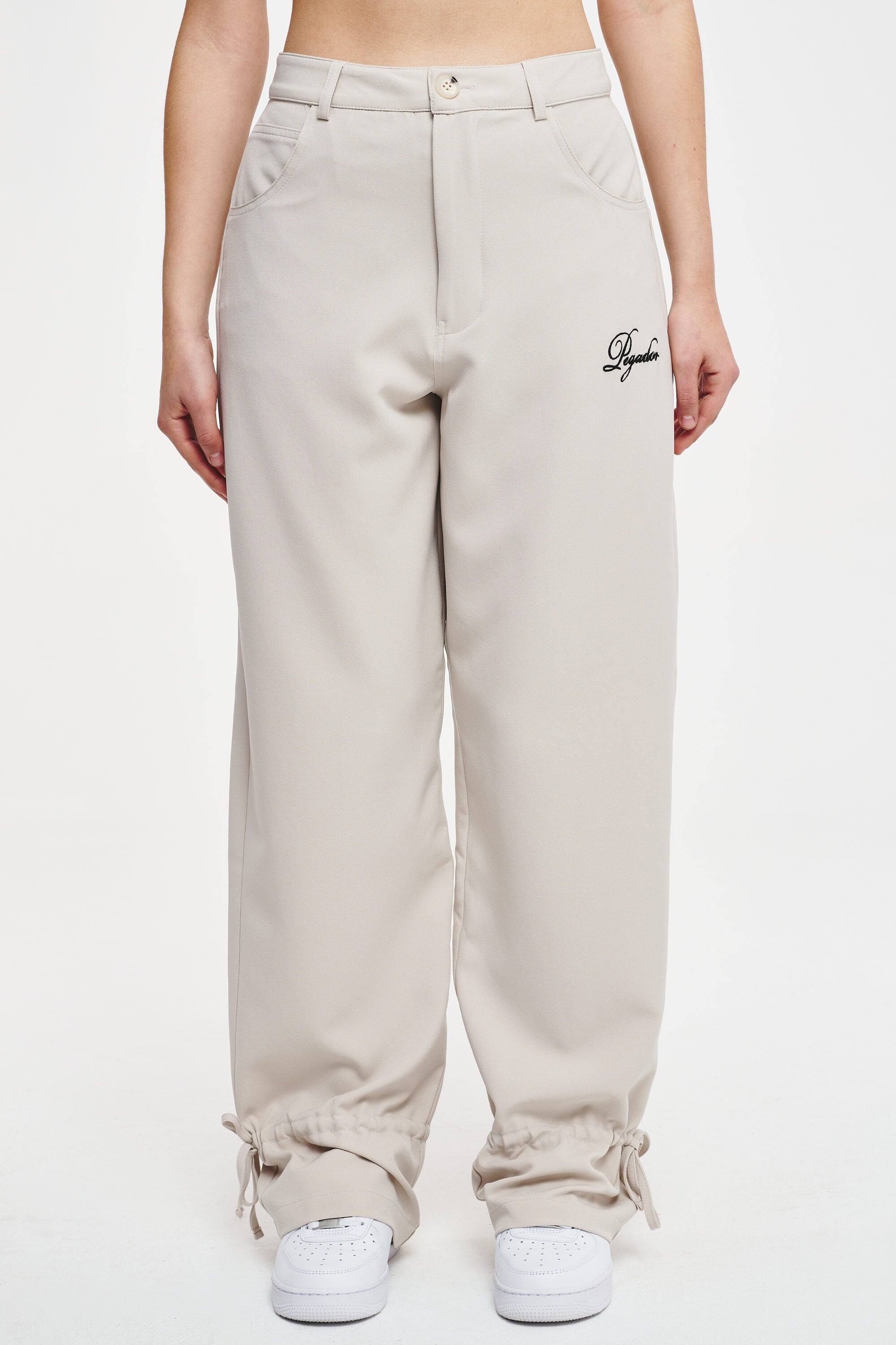 Toronto Strap Suit Pants Bright White Bottoms | Women Cold Hearted | Female 
