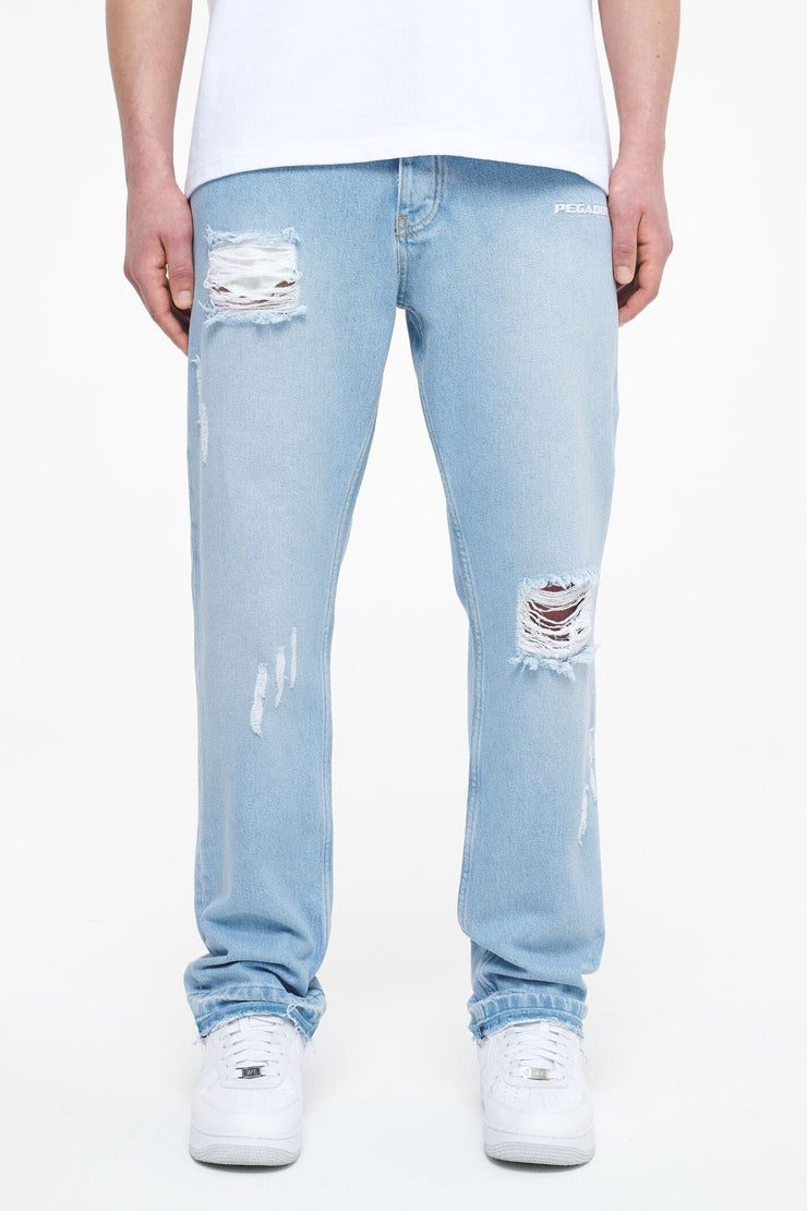 Pegador Abott Wide Jeans Washed Blue