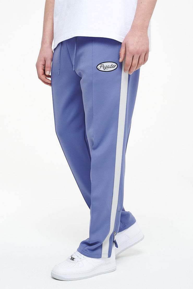 Pegador Davie Wide Track Pants Magic Violet Angels Cream