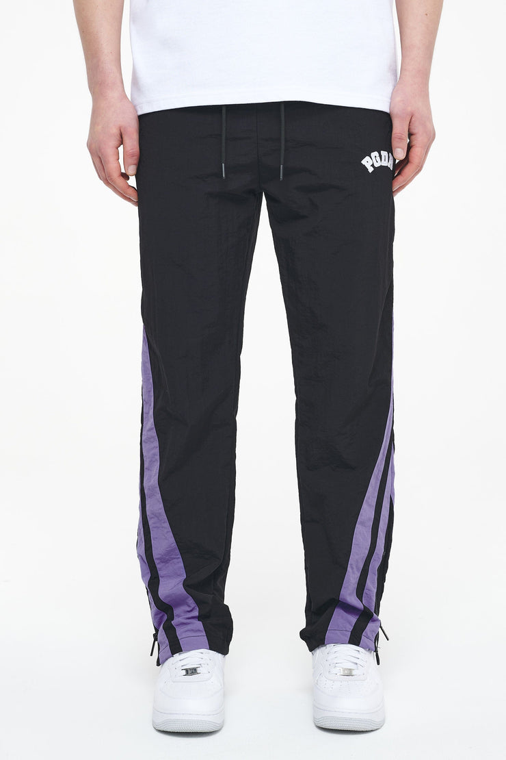 Pegador Ascot Track Pants Black Magic Violet