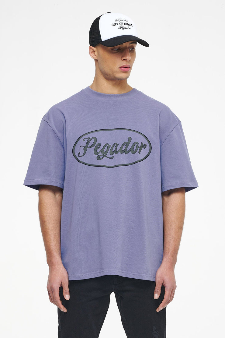 Pegador West Oversized Tee Vintage Washed Magic Violet