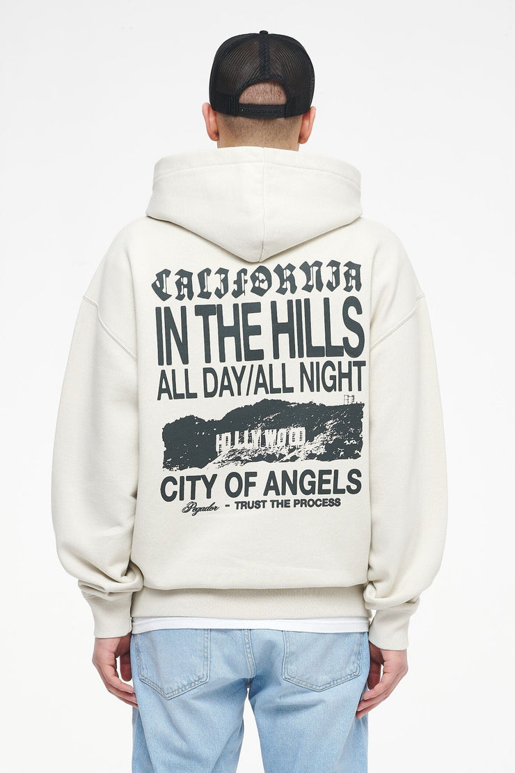 Pegador Wallace Oversized Hoodie Vintage Washed Angels Cream
