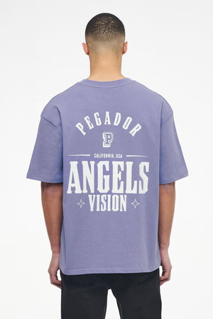 Pegador Salal Oversized Tee Vintage Washed Magic Violet Hauptansicht aus der Trust The Process Kollektion für Herren