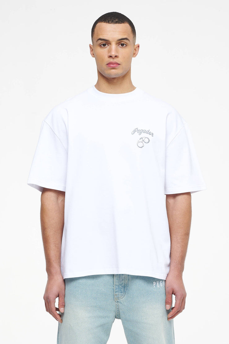 Pegador Skena Oversized Tee White