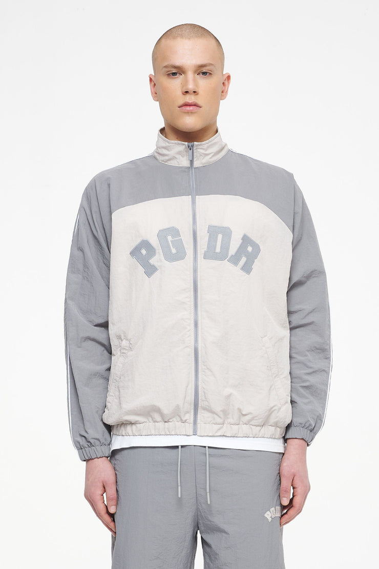 Pegador Ascot Track Jacket Dusk Grey Angels Cream