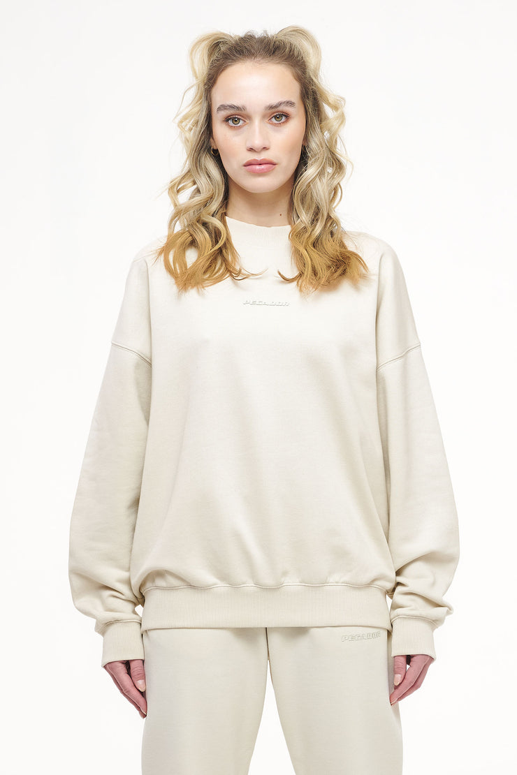 Pegador Bay Oversized Sweater Vintage Washed Angels Cream Gum