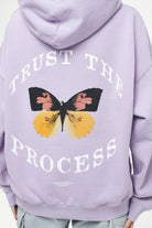 Mace Oversized Hoodie Vintage Washed Purple Paste Hoodies | Women Trust The Process | Women 
